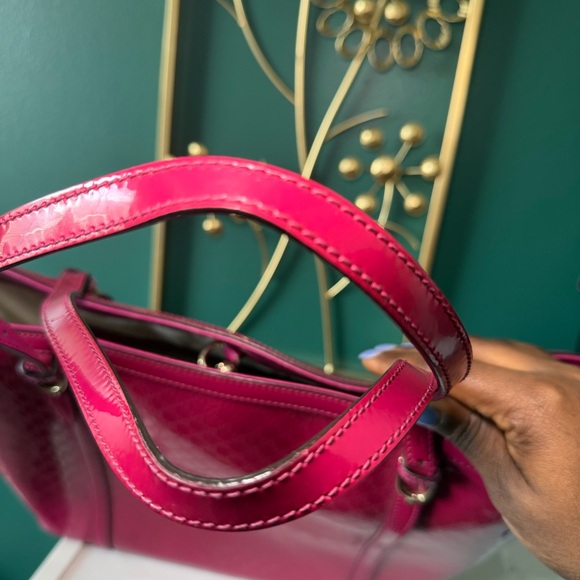 Gucci Micro guccissima hot pink patent leather - Picture 6 of 14
